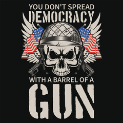 American veterans day graphics tshirt design