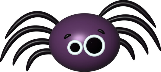 Obraz premium Spider illustration. hand drawn picture