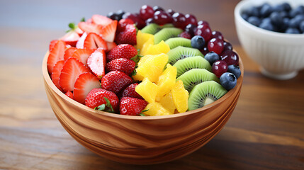 Rainbow fruit salad