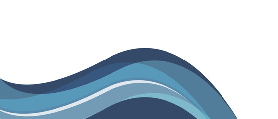 abstract blue wave background