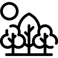 Tree Landscape Icon