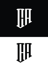 CA monogram letter logo
