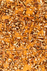 Pumpkin spice fudge with pecans