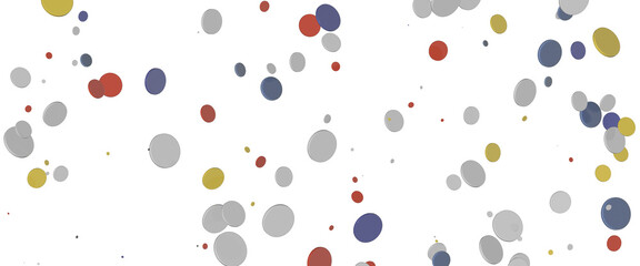 silver confetti explosion festive background