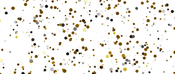 Glittering Triumph: Mind-Blowing 3D Illustration of gold  Confetti Celebration