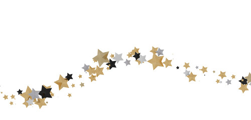 XMAS Stars - stars background, sparkle lights confetti falling. magic shining Flying christmas stars on night