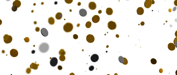 gold Confetti Glitter Overlay