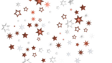 Holiday golden decoration, glitter frame isolated -