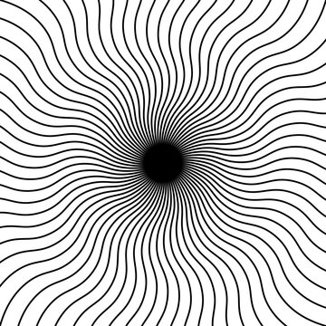 black white line optical ilusion