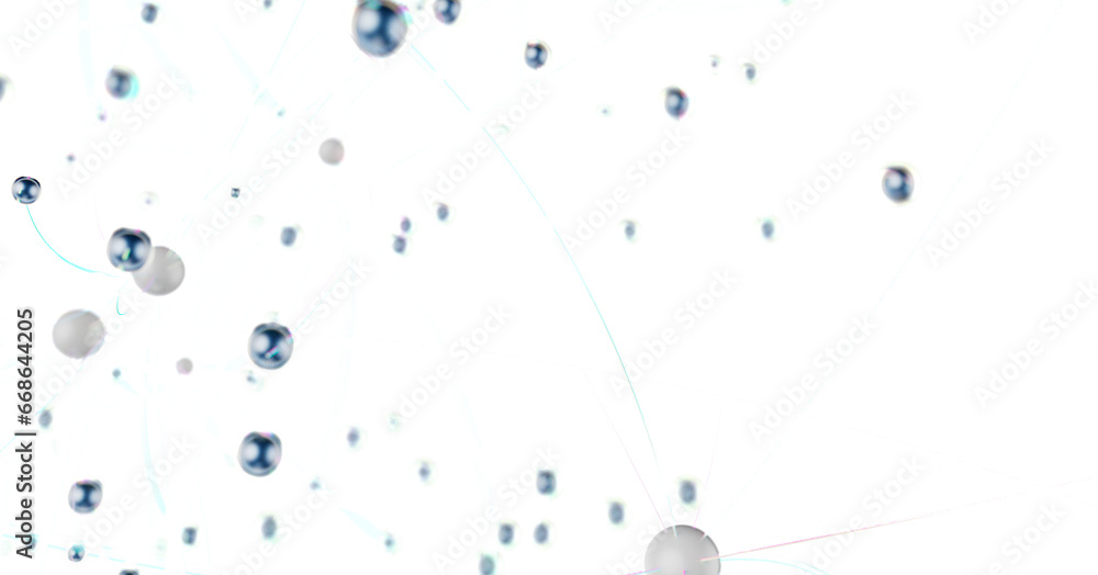 Poster Concept of AI technology, Motion of digital data flow.