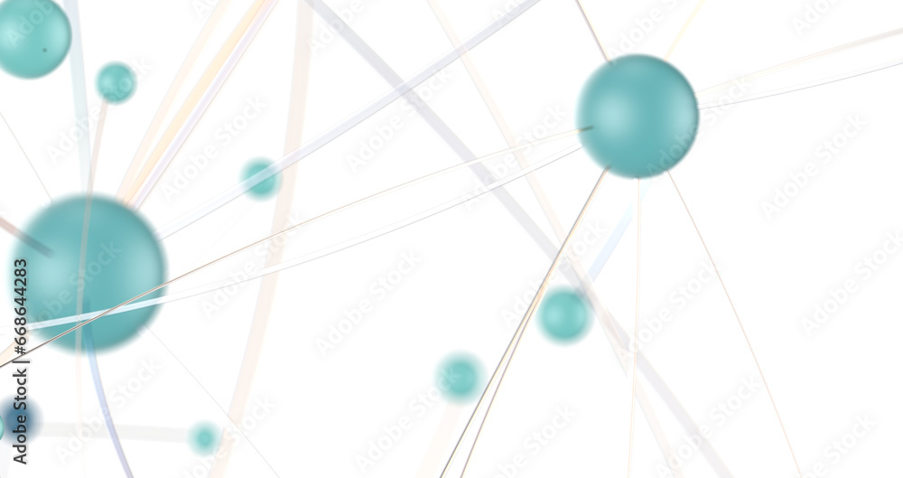 Poster concept of ai technology, motion of digital data flow.