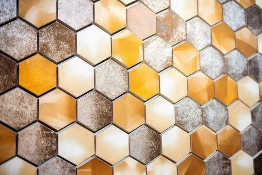 close-up of tiles texture at a factory © altitudevisual