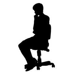 People silhouette overlay. Shape and shapes. Graphic resource and backdrop. PNG