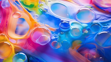 abstract background with bubbles generated by AI tool