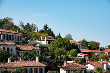 Landscape view from sirince kusadasi izmir,