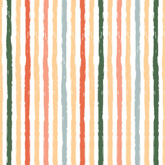 Stripes pattern seamless geometric pattern vector red-yellow-green ink brush strokes, grunge designs, modern brush strokes for wrapping, wallpaper, textiles