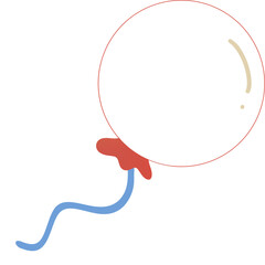 Black Friday Cute Empty Flying Balloon