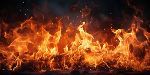 Fototapeta na wymiar burning flames, fire background
