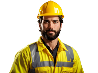 Civil engineer in safety clothing practicing his profession.