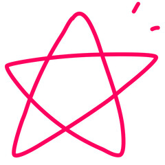 반짝이는 별, 메모 중요 표시, 강조 별표시