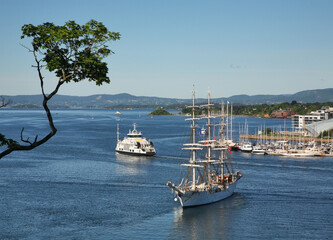 Pipervika bay in Oslo. Norway