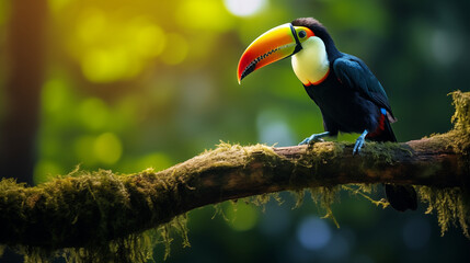 toucan in the amazon jungle