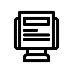 Fototapeta premium Blogger Icon