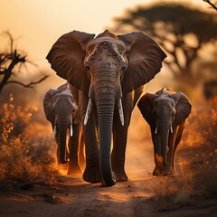 AFRICAN ELEPHANT AND ALL ITS BEAUTY
