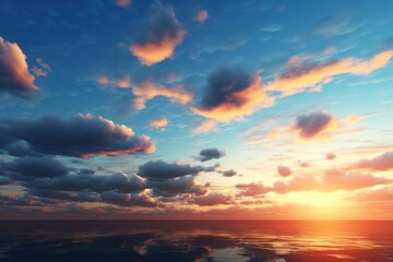 Fototapeta premium sunset sky