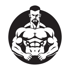 Bodybuilding vectors, Bodybuilding  icons,  sport