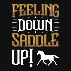 Best awesome horse riding or horse racing typography vintage graphics tshirt design