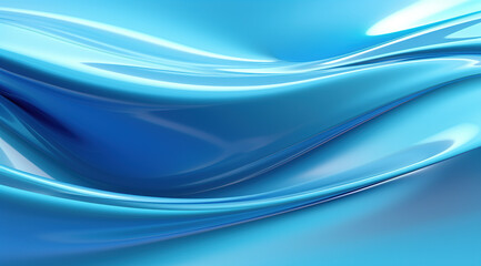 3D digital flowing waves, abstract background