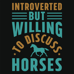 Best awesome horse riding or racing typography vintage graphics tshirt design