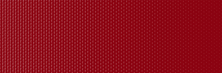 Blended white christmas cane on red for pattern and background, halftone effect.