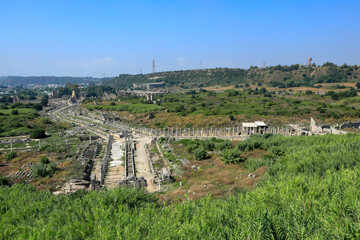 Obraz premium ペルゲ古代都市ペルゲ遺跡