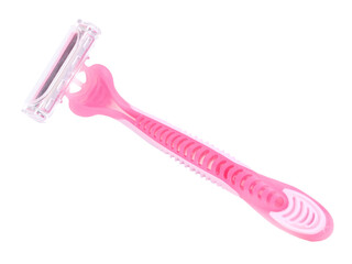Women's shaving machine pink isolated