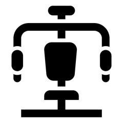  Fitness, Gym, Sport, Exercise, Training, Weight Icon, Glyph style icon vector illustration, Suitable for website, mobile app, print, presentation, infographic and any other project.