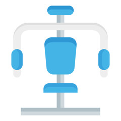  Fitness, Gym, Sport, Exercise, Training, Weight Icon, Flat style icon vector illustration, Suitable for website, mobile app, print, presentation, infographic and any other project.