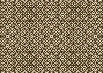Pattern cream on brown geometric abstract symbol texture backdrop wallpaper publication textile decorating retro vintage classic clothes illustration background rug mosaic tile