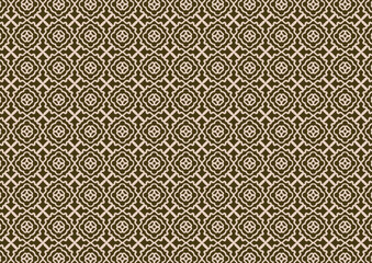 Pattern cream on brown geometric abstract symbol texture backdrop wallpaper publication textile decorating retro vintage classic clothes illustration background rug mosaic tile