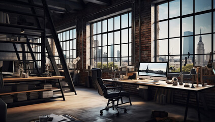 Fototapeta premium interior of modern office