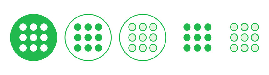 Menu Icon set. web menu icon. hamburger menu symbol