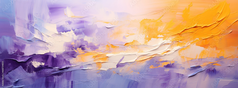 Poster abstract painting background texture with bright colors paint splashes extreme closeup. generative a