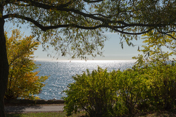 path by the lake in autumn © eugen