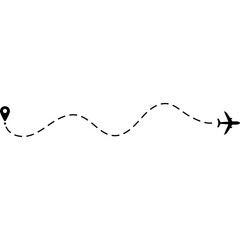 Airplante Travel Route