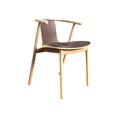 Modern designer chair on white background. High quality images.