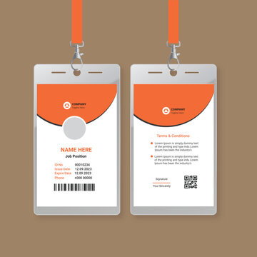 ID Card Template Design 
