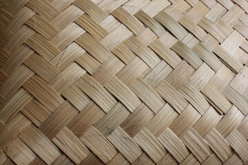 texture of a bamboo mat