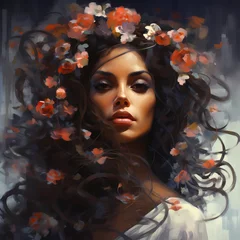 beautiful woman illustration  © YU