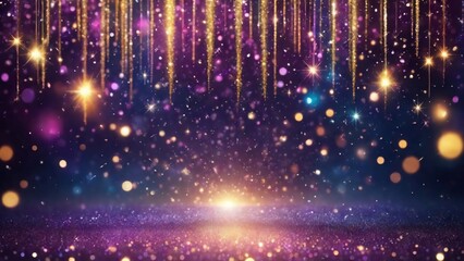 A gorgeous glittery, sparkling, abstract background is a great choice for your project. It will create a feeling of elegance, luxury and dynamism that will captivate your viewers. Generative AI